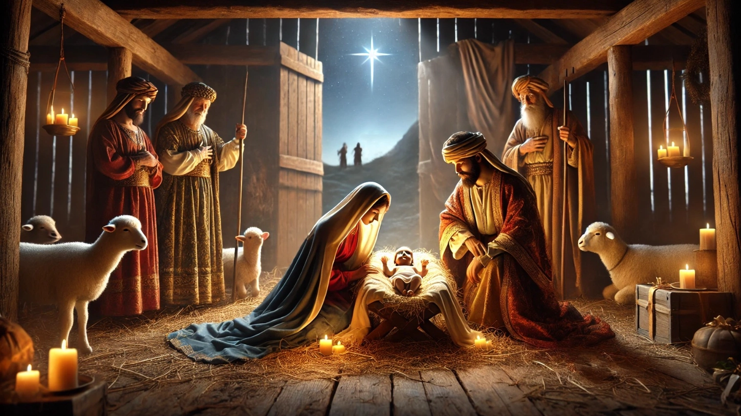 Nativity Narrative created by DALL-E AI